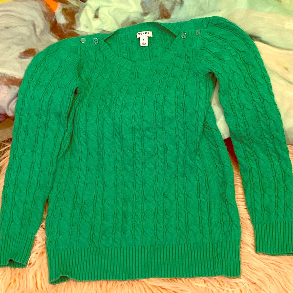 Green Old Navy womens medium sweater